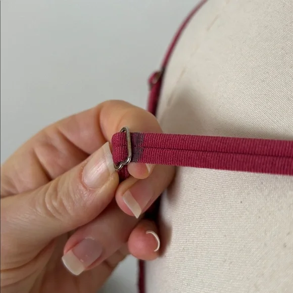 Victoria's Secret Very Sexy Push Up Bra Pink Lace Racerback Front Clasp Size 34C - Picture 10 of 11